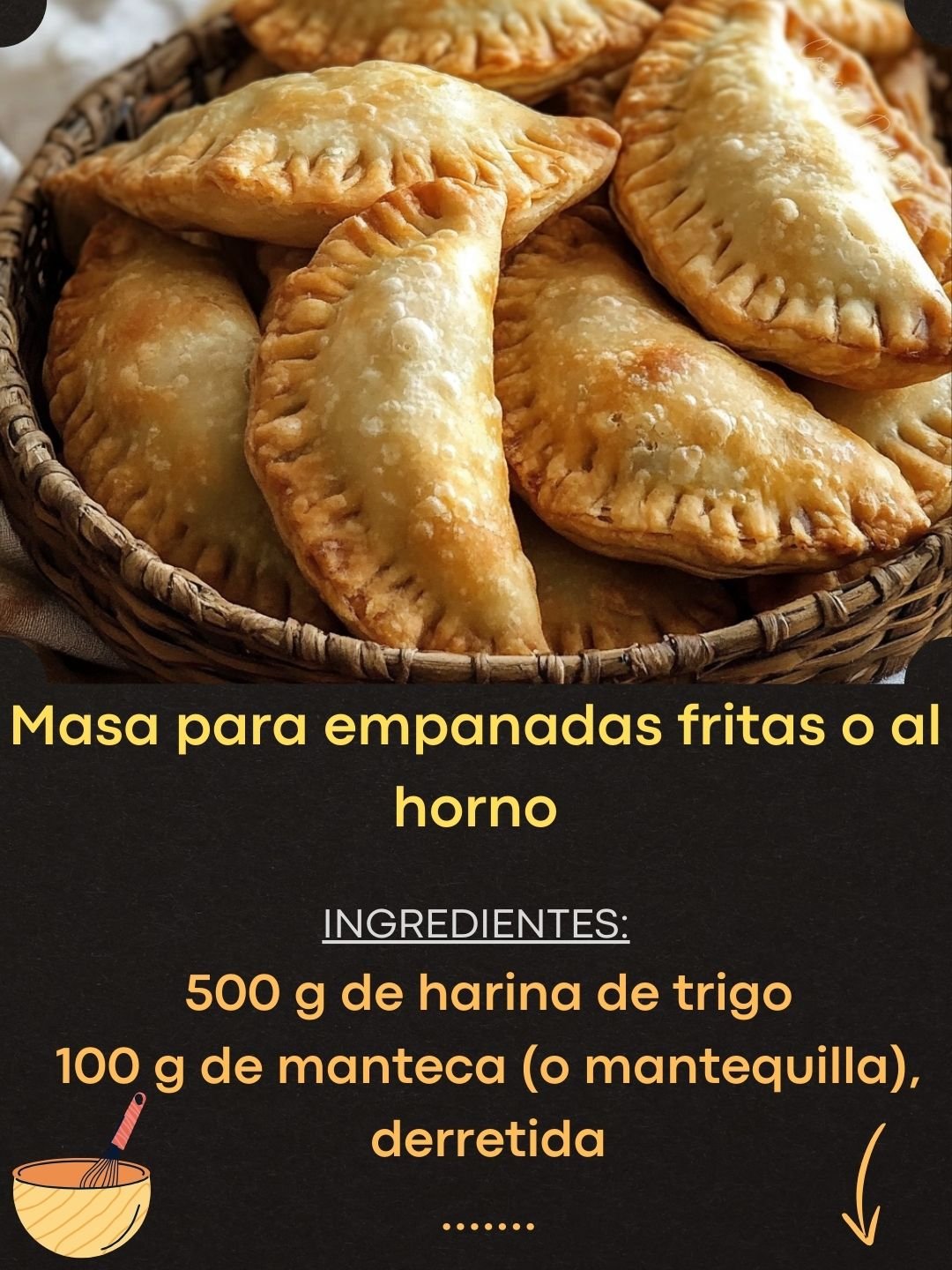 Masa para empanadas fritas o al horno 459039158_122165455748247296_9091721684163816256_n