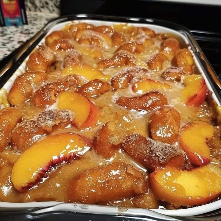 Krispy Kreme Peach Cobbler!! 🍑 464961398_1784312932317236_1227000849510435487_n