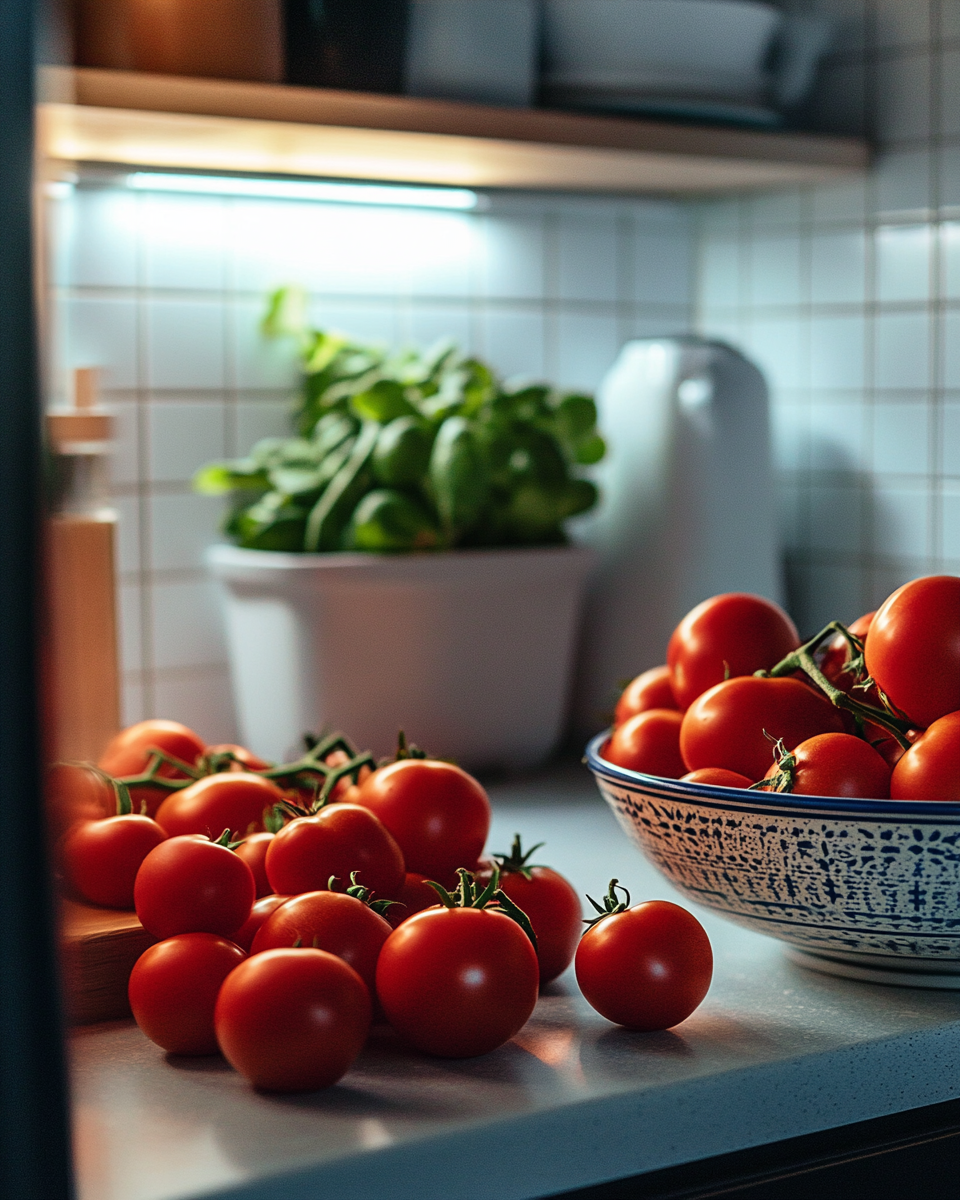 Should You Refrigerate Tomatoes? The Debate on Keeping Them Fresh docskantari_A_simple_kitchen_counter_scene_with_fresh_tomatoe_0e753fcf-003f-4374-bdfc-038a9595402d_2