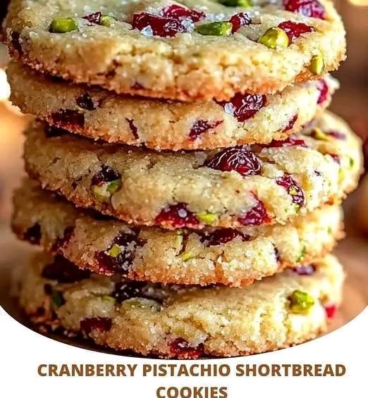 Cranberry Pistachio Shortbread Cookies 1769643739953