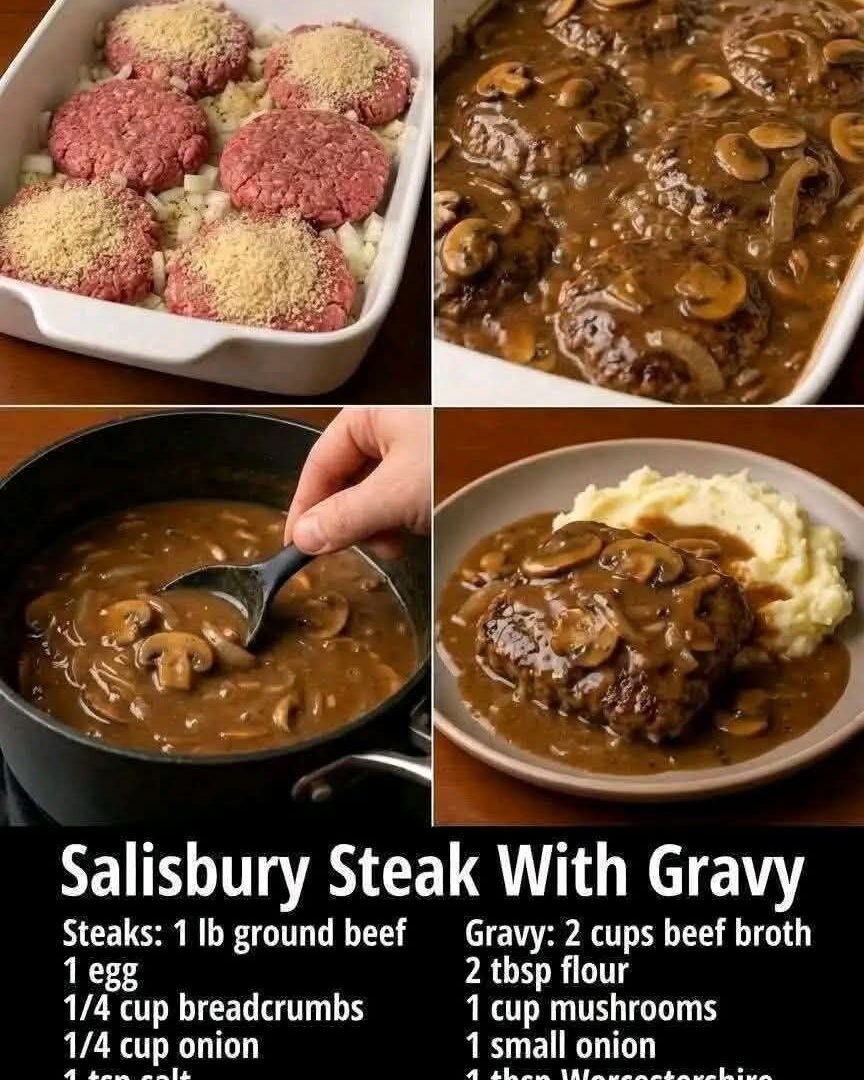 Salisbury Steak with Onion Gravy FB_IMG_1777023061123